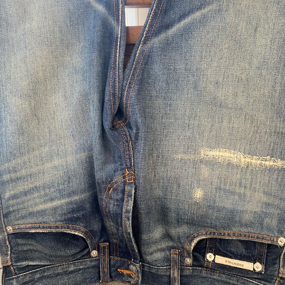 Essentials Blue Jeans with Distressed Details - Picture 6 of 6